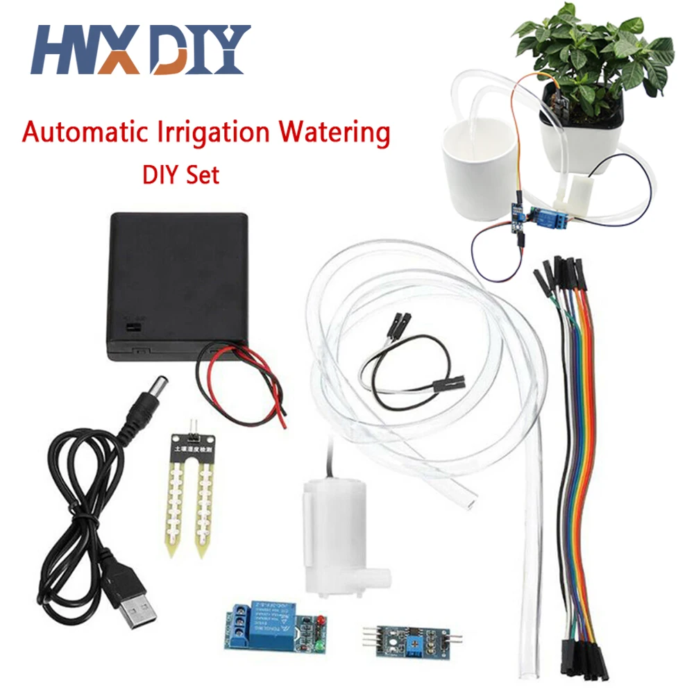 Automatic watering water pump Automatic irrigation module DIY set Soil moisture detection automatic watering Pumping