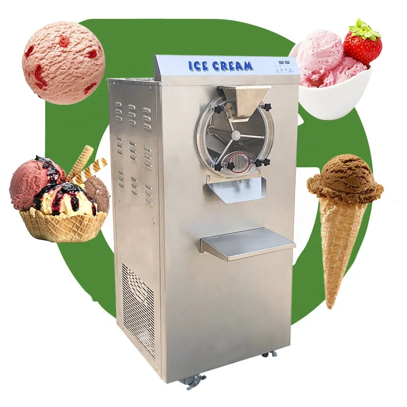 

Italian Industry Commercial Big 2 Hard Scoop Icecream Ice Cream Batch Make Machine and Popsicle