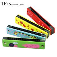 Harmonica 16 Holes Accented Diatonic Harp, Fit for Key Blues Mouth Organ, Early Education, Music Train