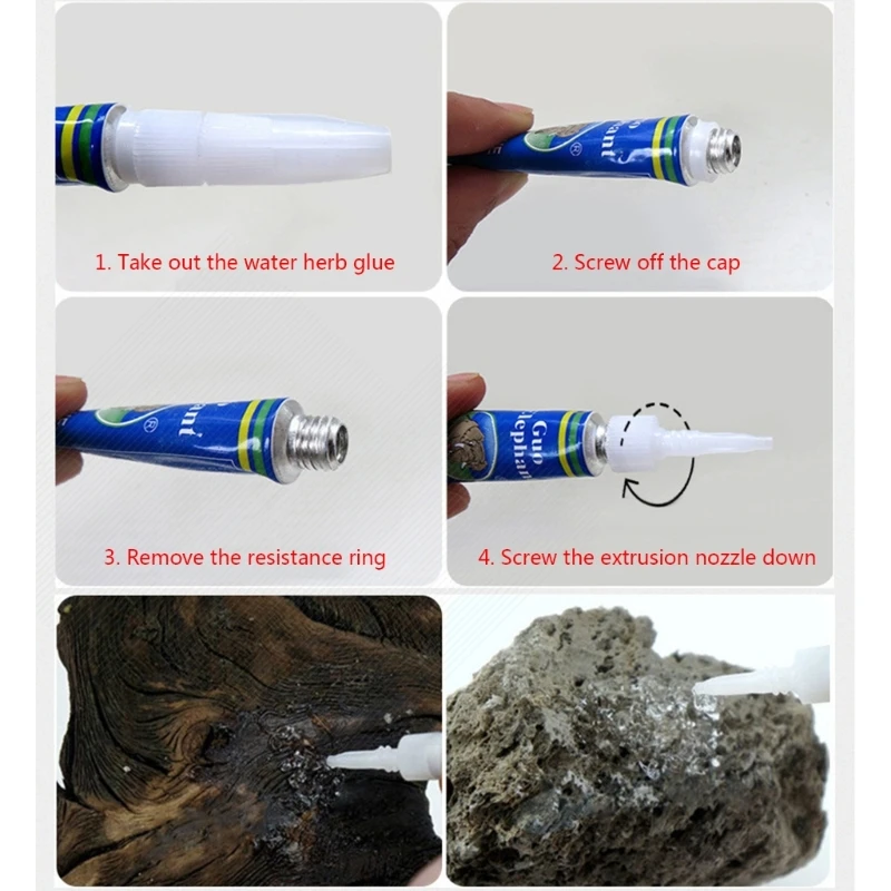 25pcs Aquarium for Landscaping Plants- Grass Adhesive Coral Instant-Glue Fish Tanks Accessories New