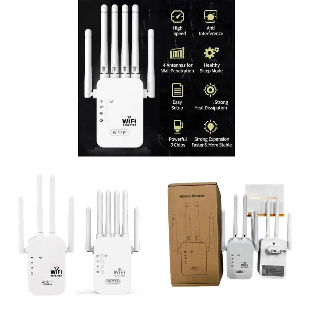 WiFi Repeaters Extender Ranges Boosters Internet Networks Amplifier 300M