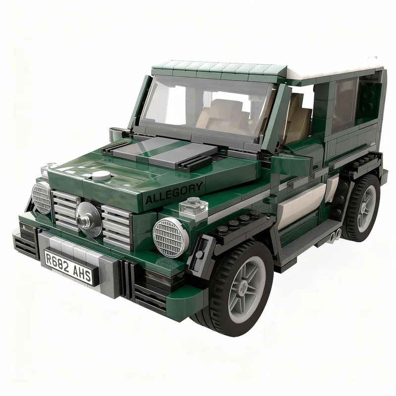 

831pcs MOC Mercedessed G Wagon G63 Alternate Build Mini Cooper 2 Creator Expert Model Building Blocks Architecture Toys Assemble