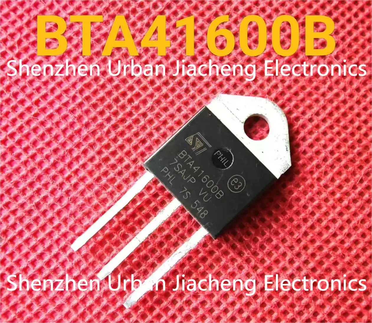 1PCS BTA41-600B BTA41600B BTA41 BTA41-600B Triacs 40 Amp 600 Volt TO-3P new original