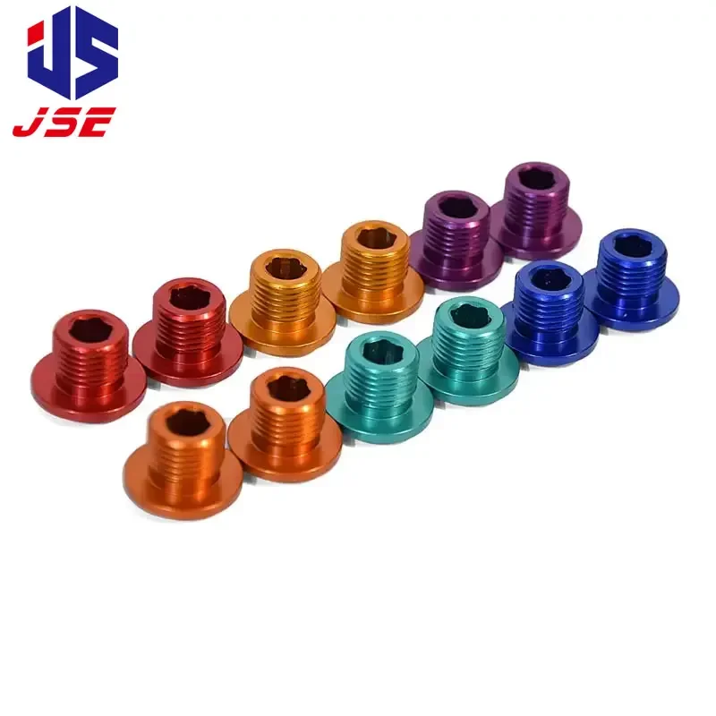 One Pair Suitable for Sur Ron Light Bee X DNM and KKE  Nut Front Fork Front Axle Screw High-strength Aviation Aluminum Alloy