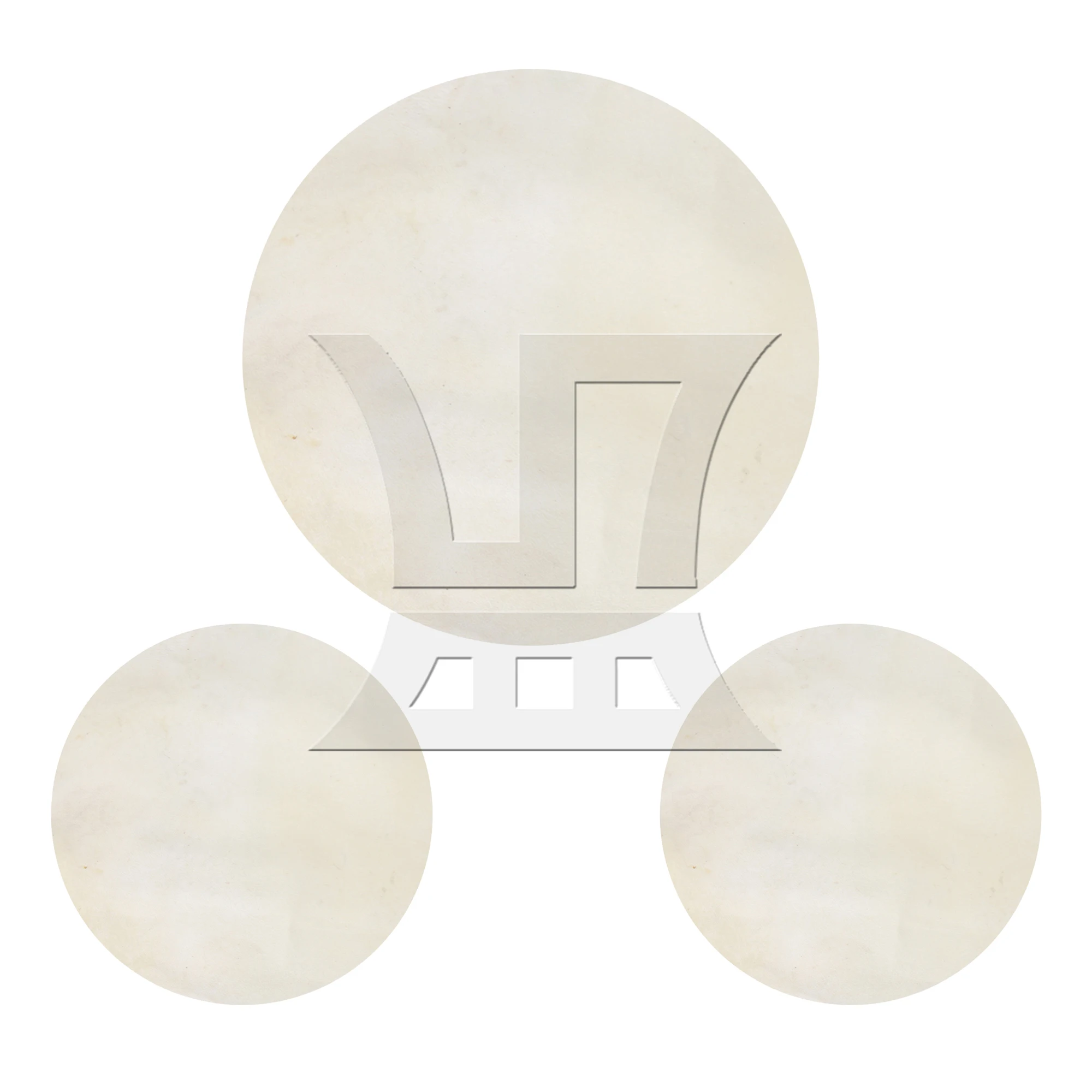 

Yiibuy 3 шт. головка барабанов из козьей кожи для бонго-барабанов/шаманских барабанов/10 дюймов африканский барабан