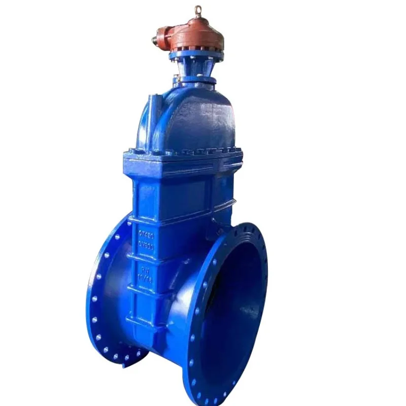Bevel gear gate valve Manual labor-saving  Large diameter soft sealing ductile iron gate  DN800