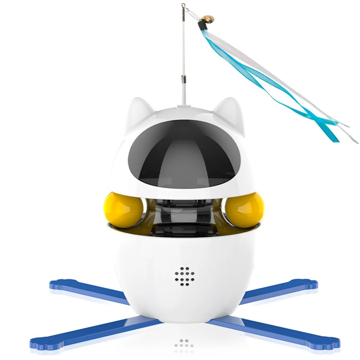 

AD04-Popular 3 in 1 Interactive Cats Toys for Indoor Cats Adult- Upgrade USB Rechargeable Automatic Cats Feather Toy Kitten Toys