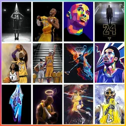 Basketball Kobe Diamond Painting Drawing Pictures Canvas Crafts 5D DIY Art Cross Stitch Mosaic Embroidery Home Decor Adult
