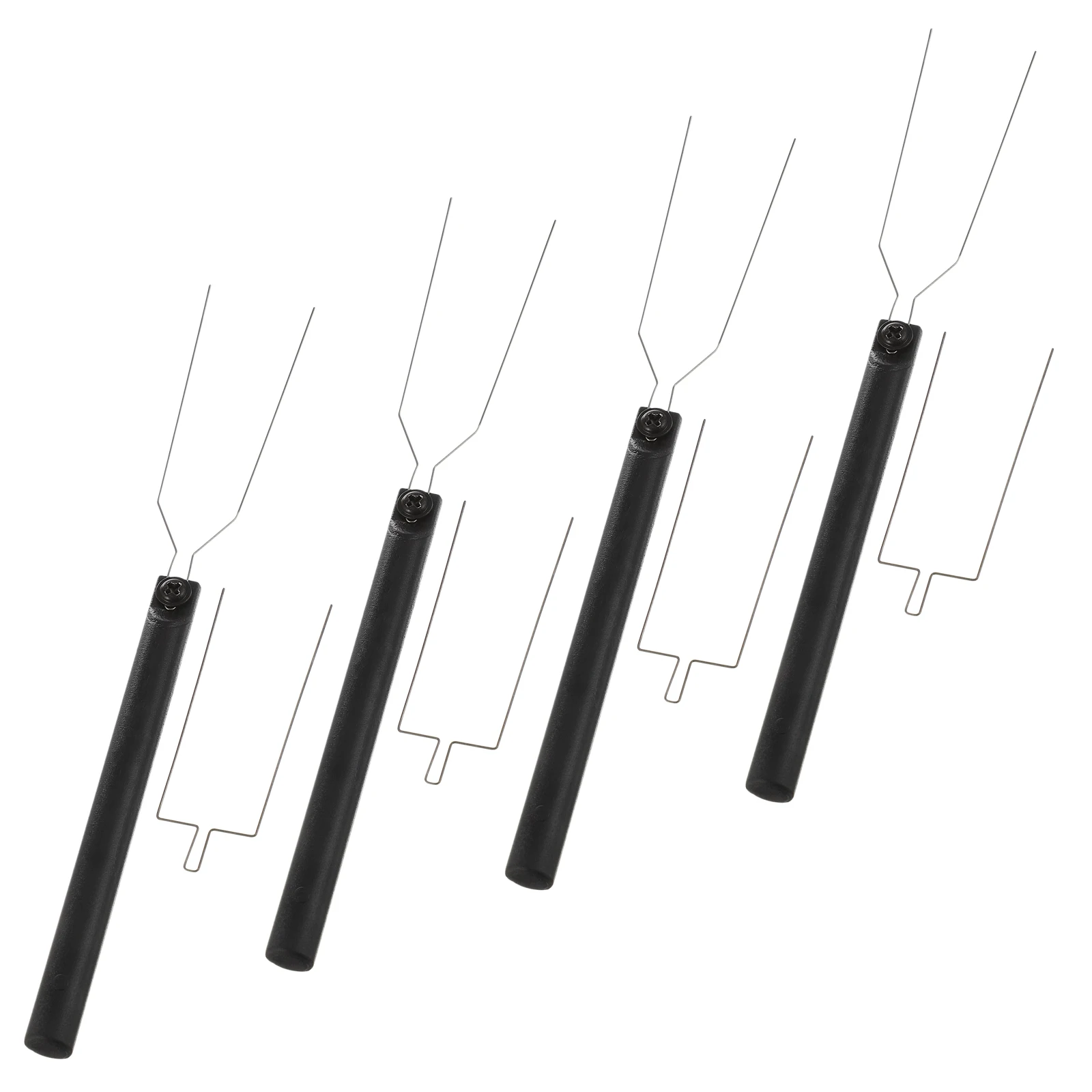 

4pcs IC Chip Pick Up Electronic Component Grabber Repair Tool Stainless Steel H Jewelry Tool Perfect for DVD PC