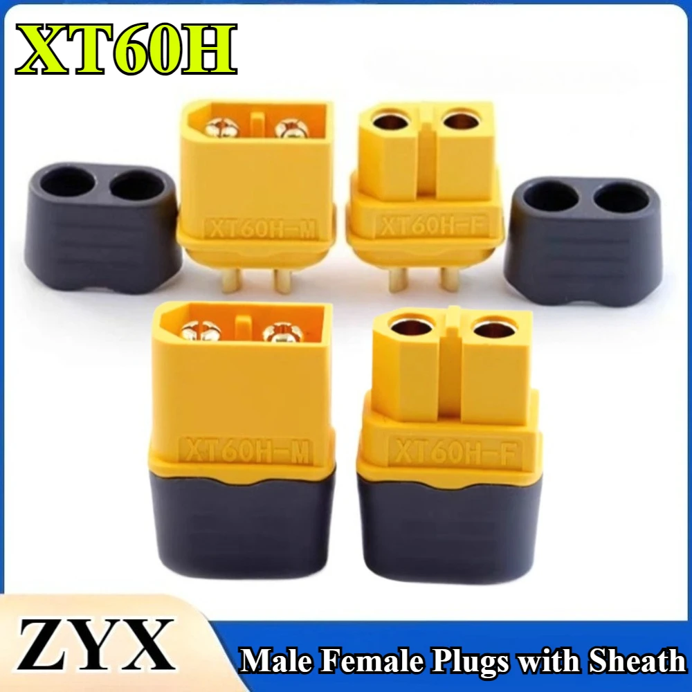 

2/5/10Pcs XT60H (XT60 Uograde) Male Female Bullet Connectors Plugs with Sheath for RC Lipo Battery Rc Drone Airplane Accessories