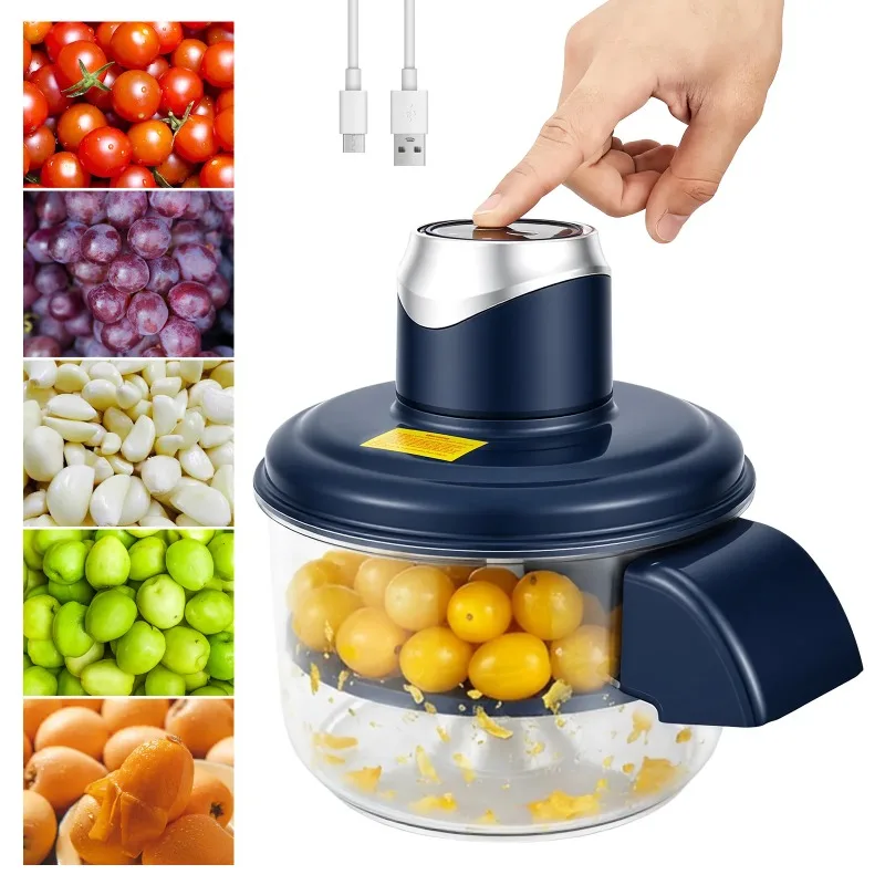 Multi-functional Electric Peeling Machine Portable Fruits Vegetables Peeler for Salads Desserts Appetizers and Food Processing