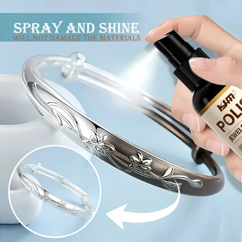 2-in-1 Jewelry Oxidation Remover: Gentle Non-Abrasive Cream, Restores Silver Rings/Bracelets – Home/Travel Gift for Lovers