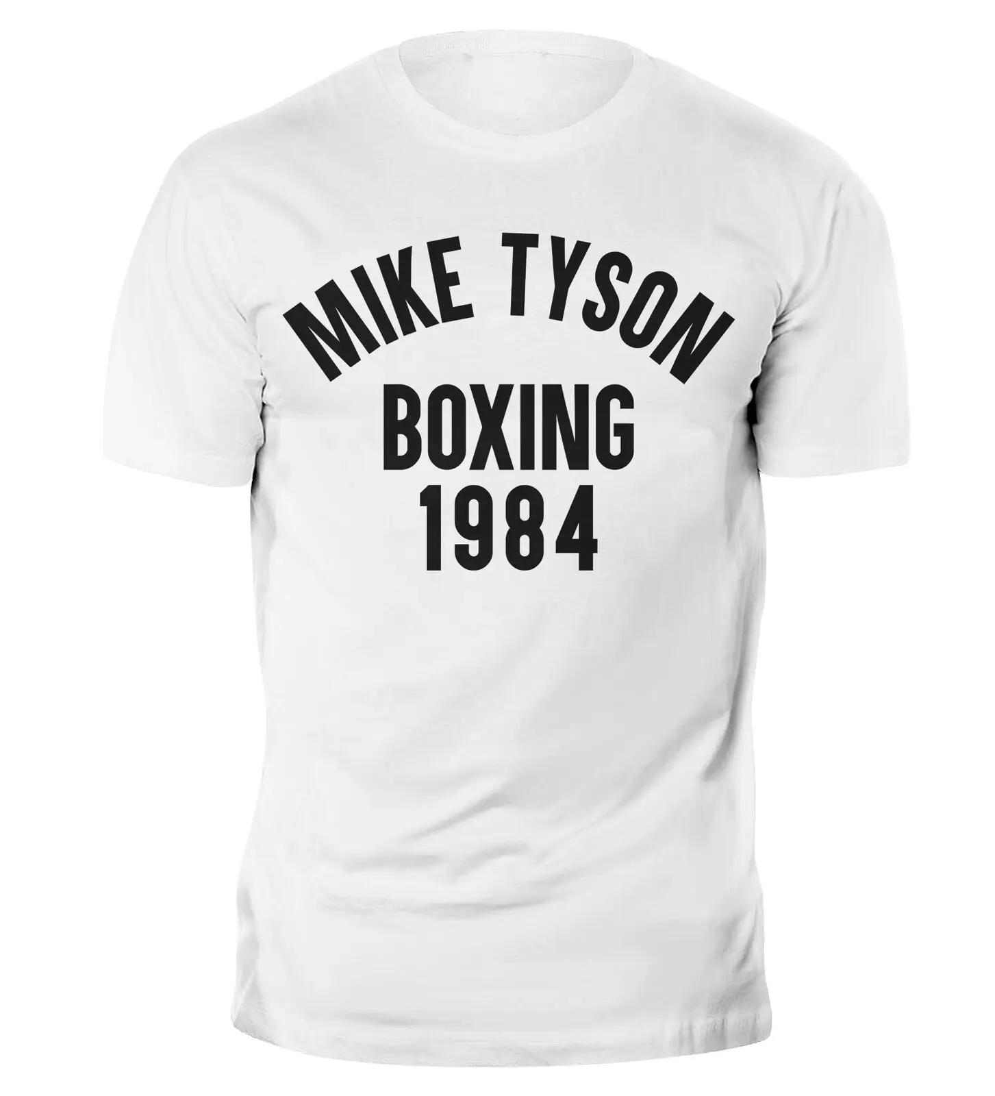 T-shirt de boxe Mike Tyson 1984, pour entraînement musculaire, Gym T-shirts à manches courtes 100% coton, T-shirts décontractés, haut ample, taille S-3XL