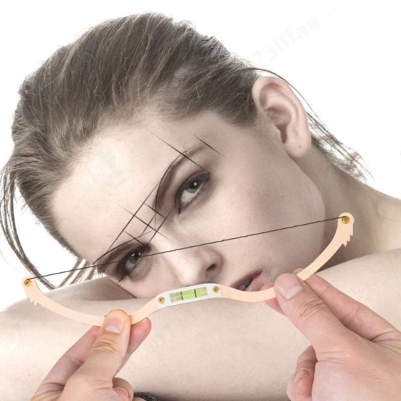 Eyebrow Arch Positioning Ruler, Tattoo Measuring Balance Tool, Eyebrow Shape Design, Makeup Practice Accessory for Beauty Salon