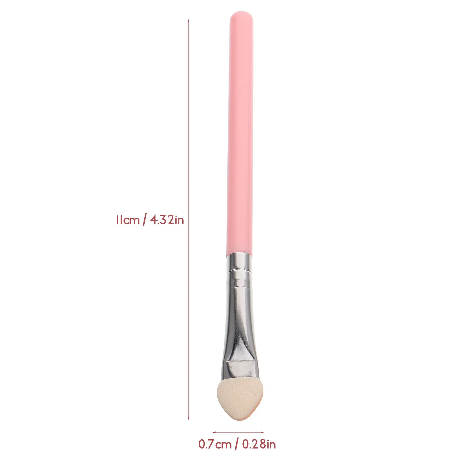 Slim Handle Eye Shadow Brush Plastic Latex Rubber Foam Soft Makeup Tool Precise Application Blending Cosmetics Women Makeup