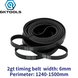 GT2 Rubber Timing Belt Loop 810-1500mm Length 6mm 10mm 15mm Width for 3D Printer Synchronous Belt Custom Width Available