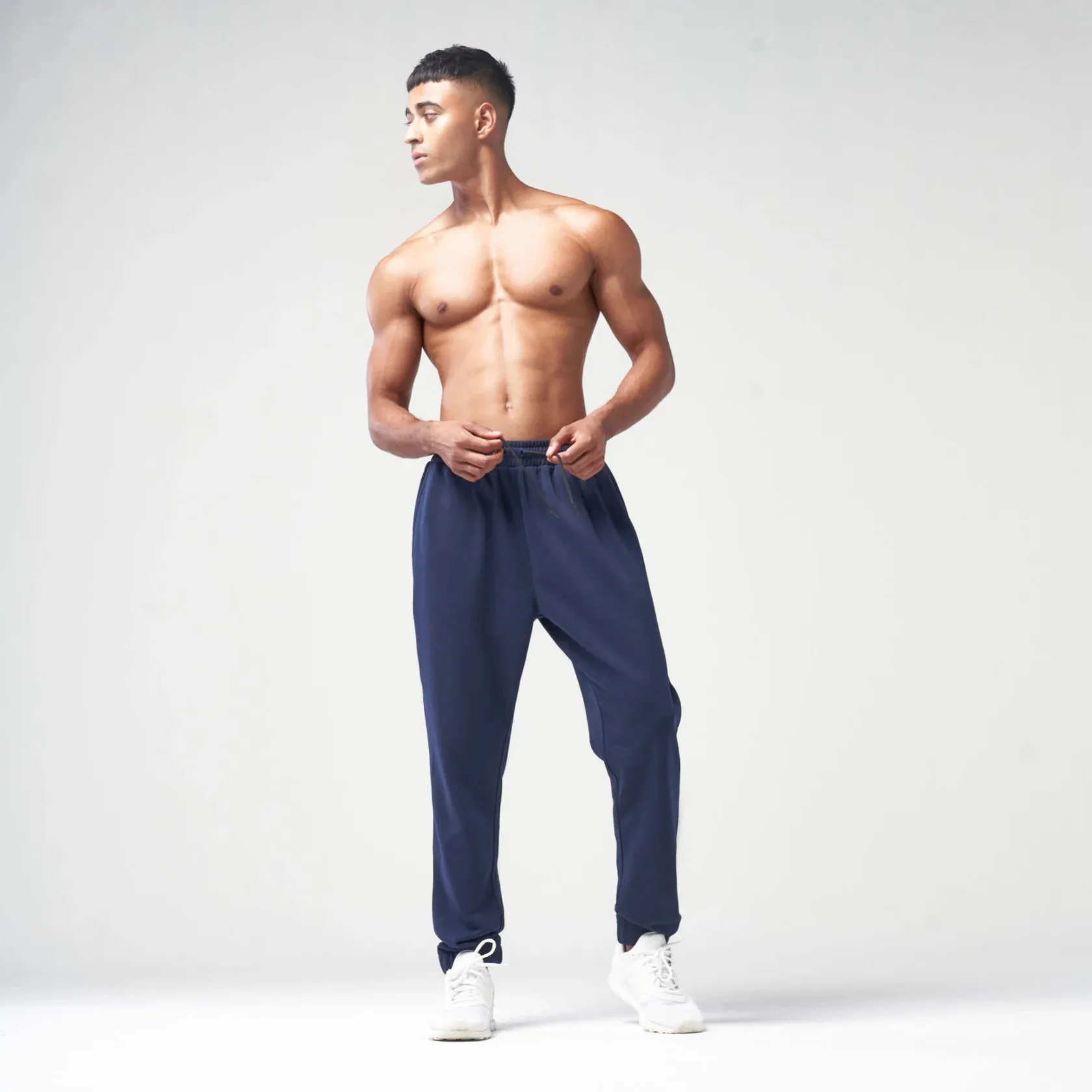 Sports pants drawstring cuffs fitness casual running training trousers men clothing