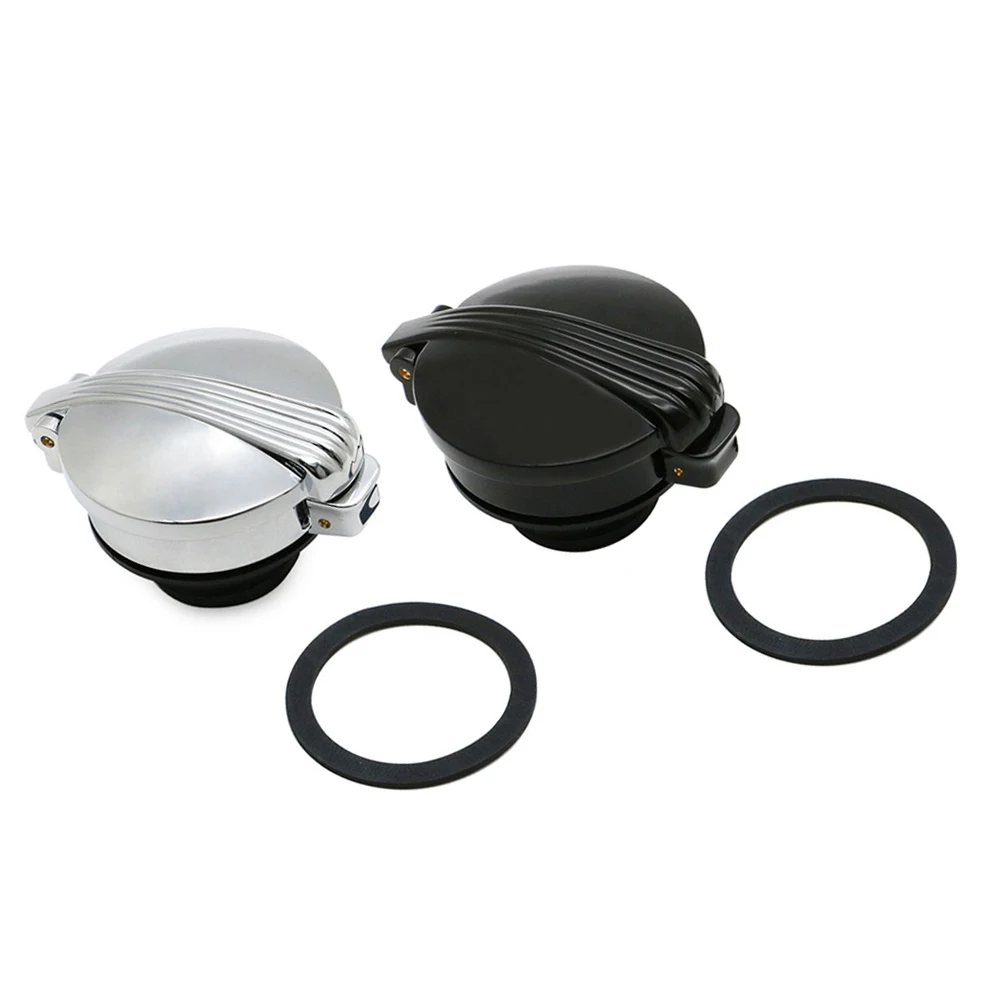 Tapa de tanque de combustible de motocicleta, cubierta para Harley Road King Dyna Softail Sportster XL883 1200X48