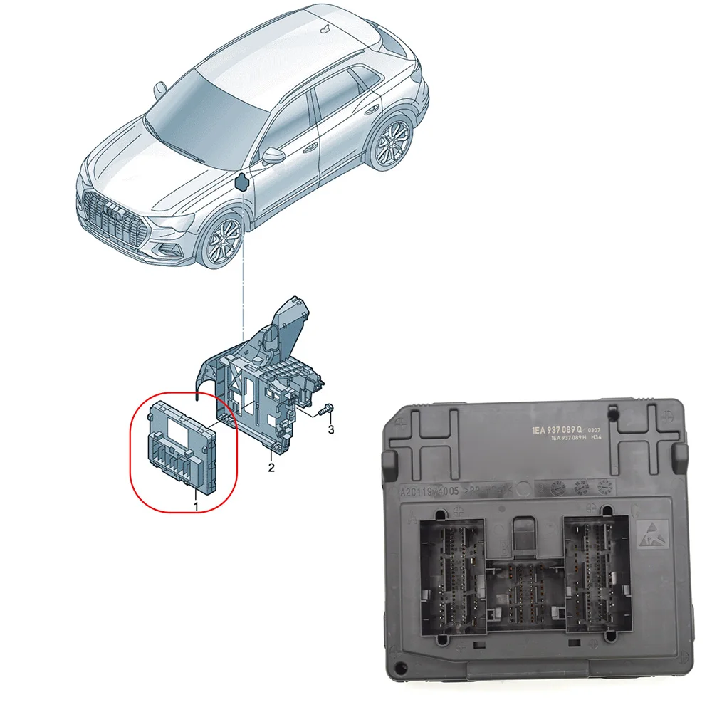 

1EA 937 089 Q 1EA937089Q 1EA 937 089 G For VW MEB ID3 ID4 ID5 ID6 Vehicle mounted power grid control unit BCM high configuration