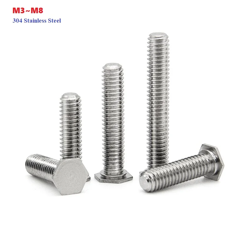 M3 M4 M5 M6 M8 Self Clinching Screw Studs Pressure Rivet Screw 304 Stainless Steel Hexagonal NFHS Flush Head Studs