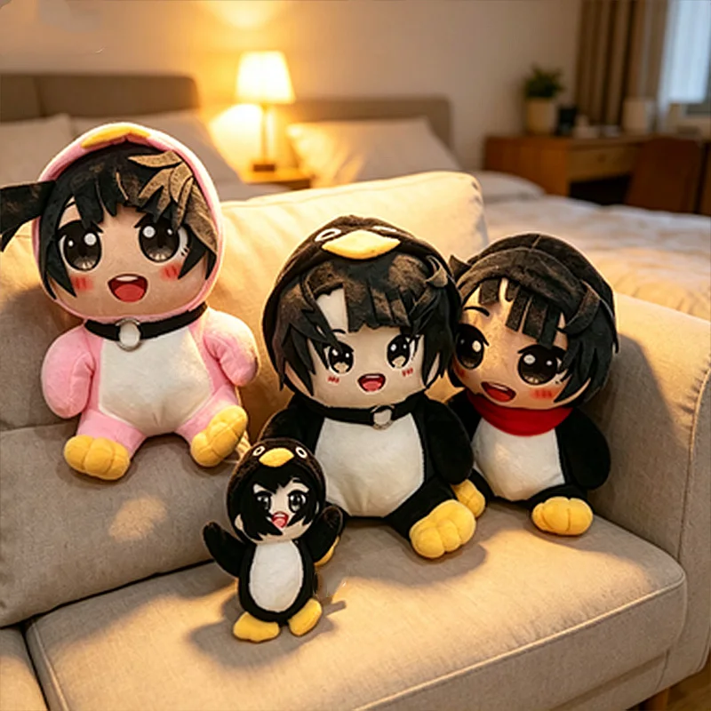 Heißer Kawaii Pinguin Plüschpuppe Niedliches Gugu Gaga Meme Stofftier Weiches Plüschtier Geburtstagsgeschenk für Kinder Fans Rucksackpuppe