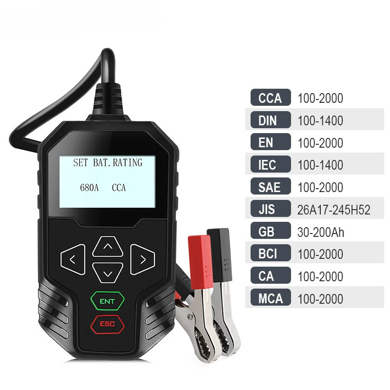 

Mt300 12V & 24V Car Truck Battery Tester Battery Tester