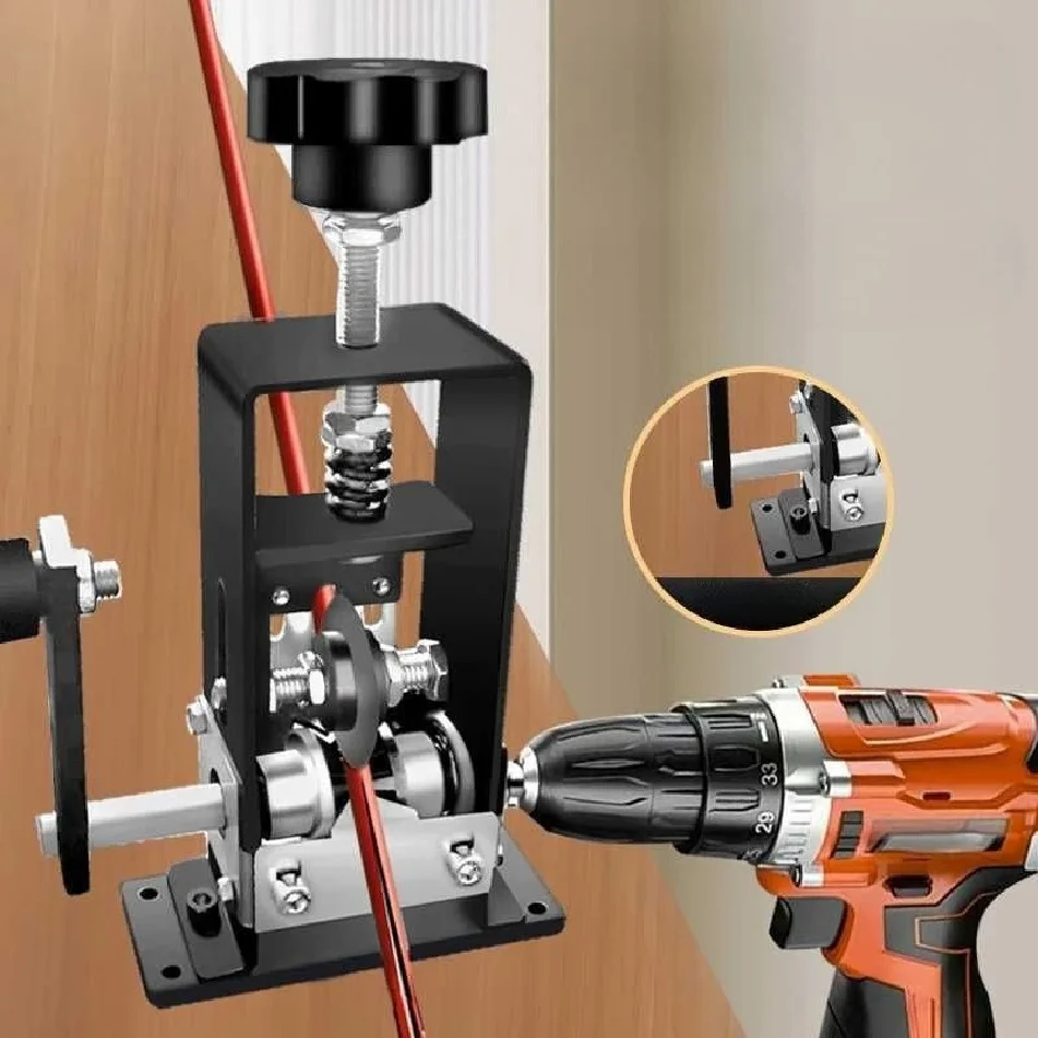 

Портативный ручной инструмент для зачистки проводов 1-25 мм, машина для снятия изоляции с кабеля, совместимая с ручным приводом и электрической дрелью