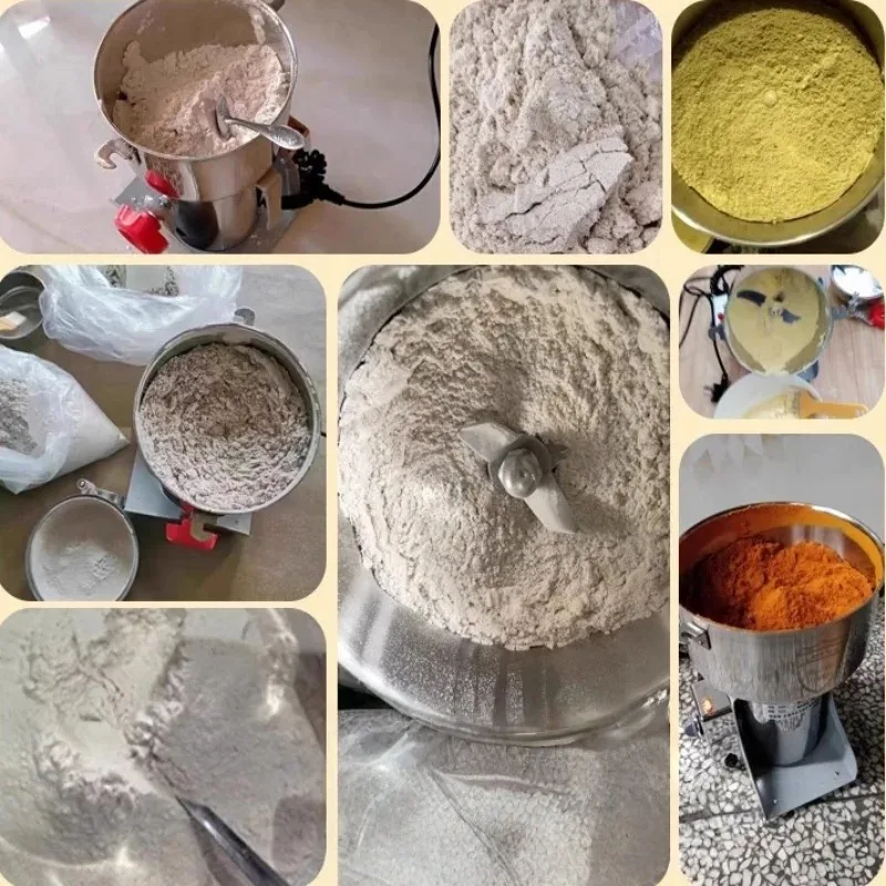 

Коммерческая многофункциональная мельница для порошковой муки, шлифовальная машина для мелкого зерна, влажная и сухая машина, эффективное оборудование для обработки зерна