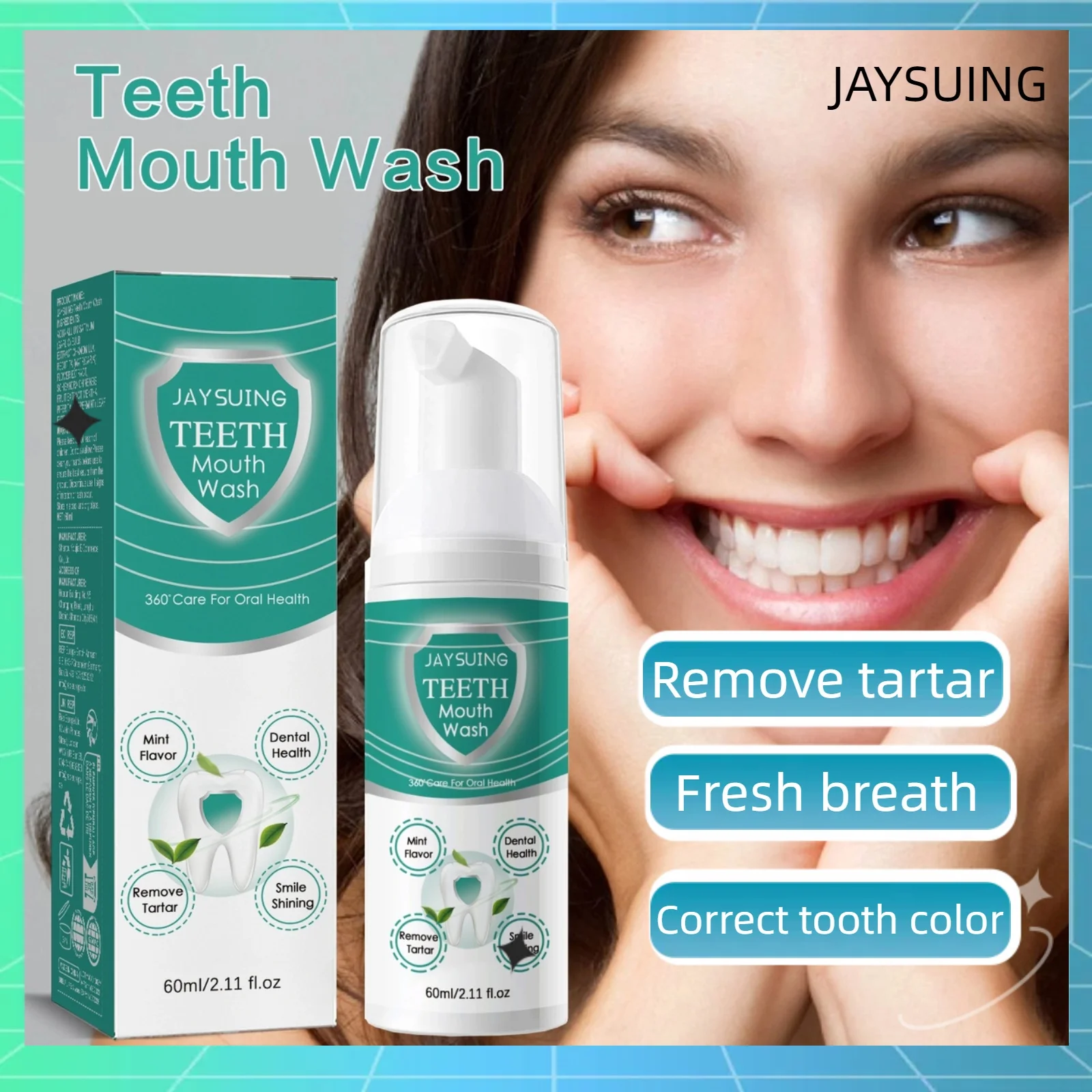 Foam Toothpaste Stain Remover Toothpaste for Sensitive Teeth Tooth Foam Brightening Baking Brightening Mousse Mouthwash