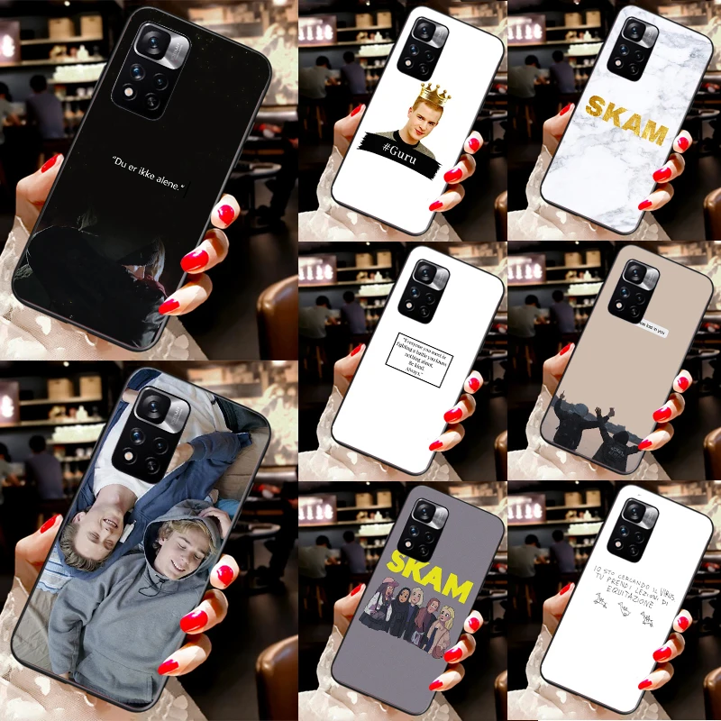 حافظة تلفزيون نرويجية لهاتف Xiaomi Redmi Note 14 13 Pro 12 11 9 10 9S 10S 11S 12S Redmi 13C 10C 12C 14C