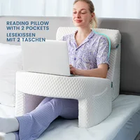 1 Pc Soft Reading Pillow, Arm Rest Lap Desk Pillow for Gaming,Working, Sitting in Floor Sofa,with Removable and Washable Cover 2