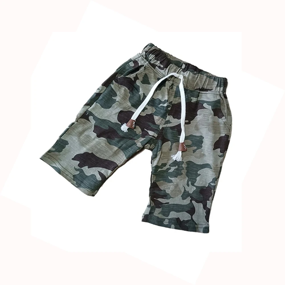 Camouflage pants for boys and girls capris cotton loose shorts kids clothes 1 to 5 years pantalones ropa niños de 2 a 7 años