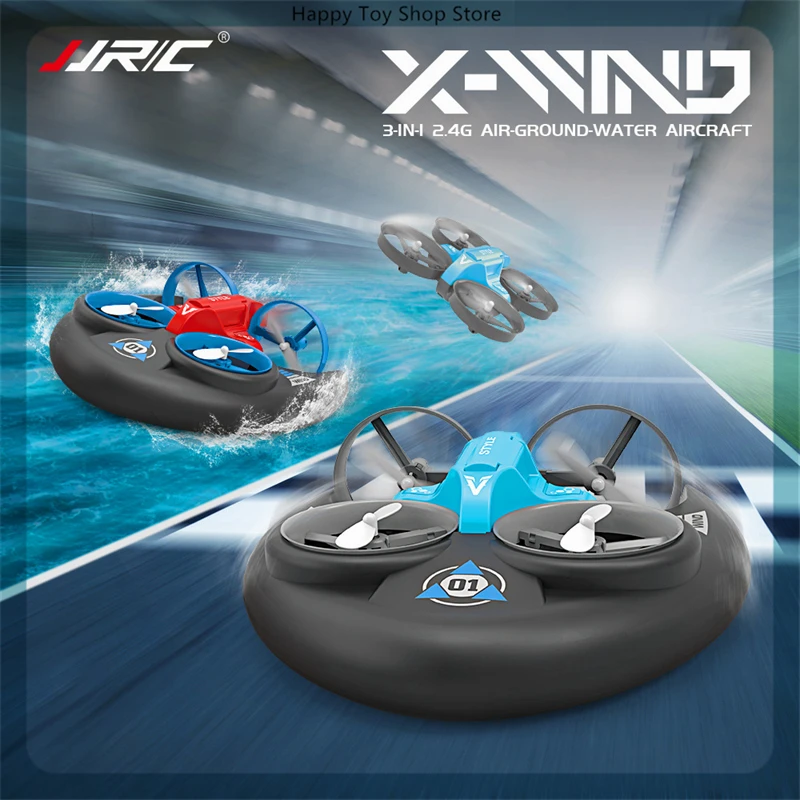 

Jjrc Altitude Hold 3-In-1 Rc Quadcopter Water Land Air Mini Drone Toy Remote Control Aircraft For Kid Adults Beginners Gift