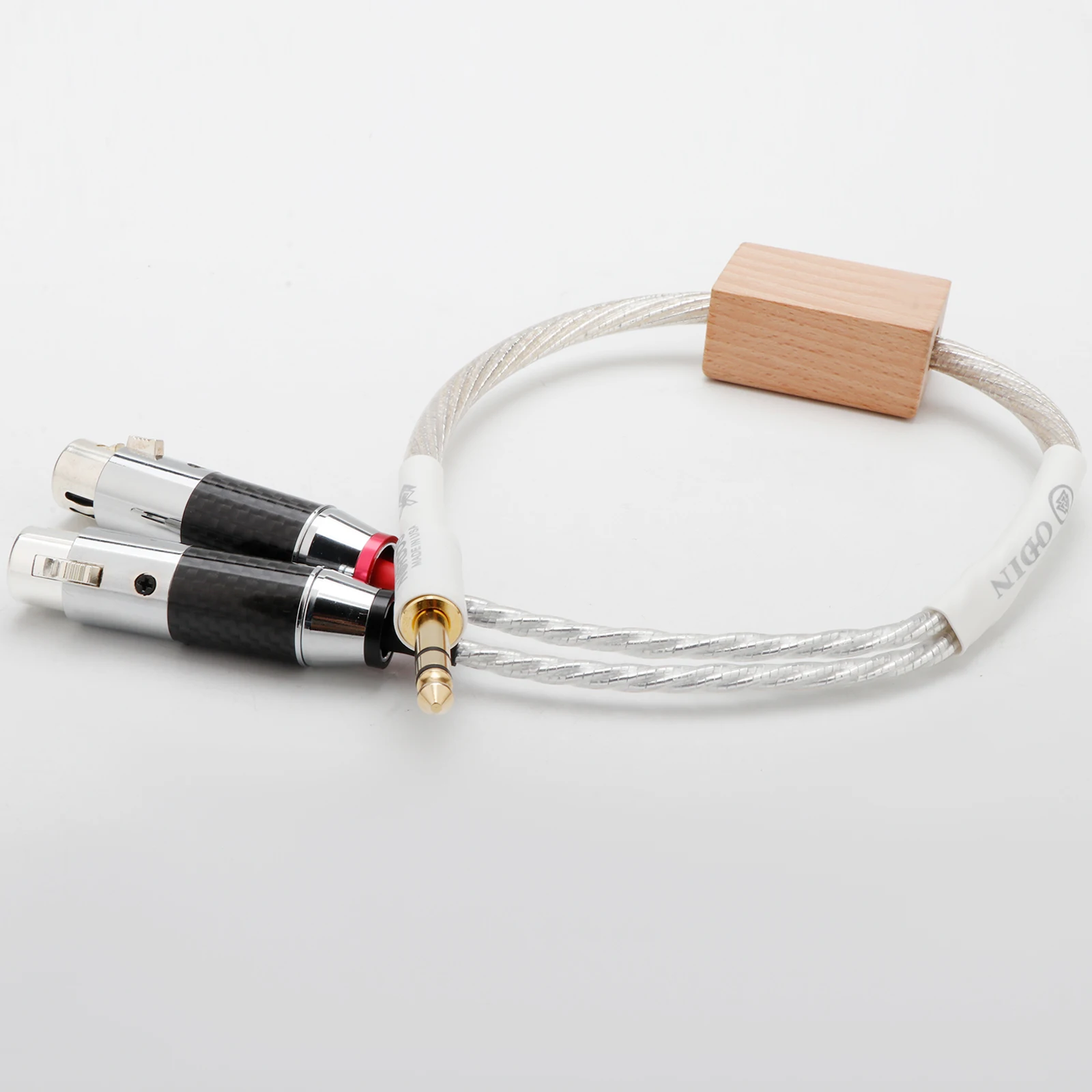 كابل Hi End-XLR المتوازن للميكروفون ، كابل Splitter Y ستيريو ، كاميرات DV ، TRS ، oy ، 1 "، 4" إلى دبوس مزدوج 3