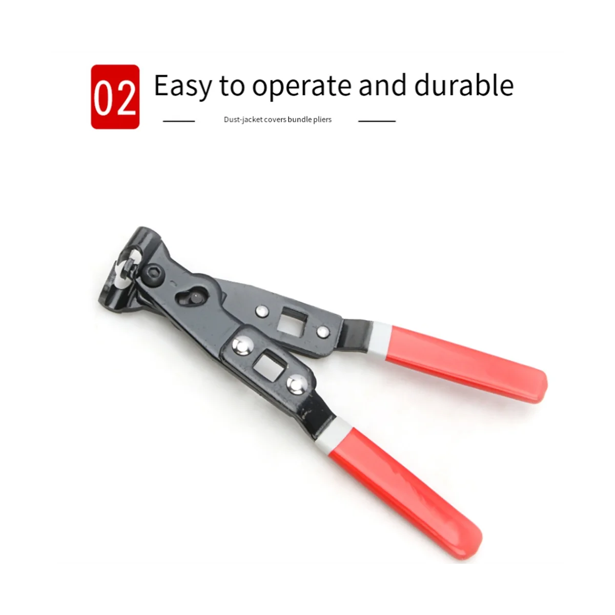 CV Boot Clamp Pliers, Universal CV Boot Clamp Tool Heavy Duty Ear Clamp Pliers, In-Line CV Axle Removal Tool