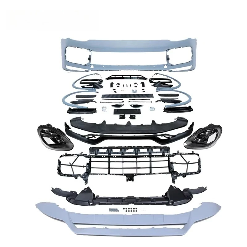 Dream Garage Conversion Kit Body Kit Car Parts Car Bumpers Suitable For 23 Styles Matrix Headlight For Cayenne 15-17