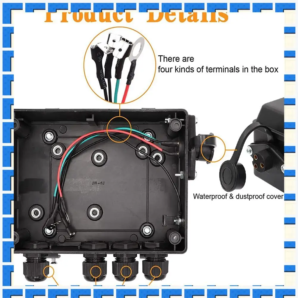 

ABNG Winch Solenoid Relay Control Contactor Box For Electric ATV UTV Winch 12V