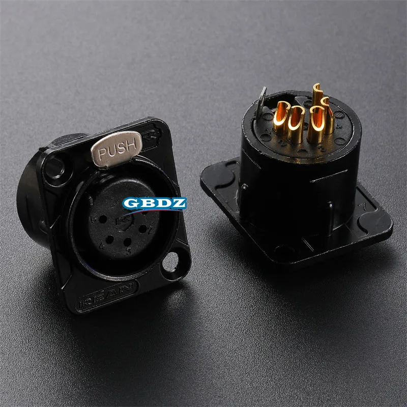 XLR 5 Pin  Female Socket Connector DMX512 Light Control common with RC5FDL-B RC5MDL-B