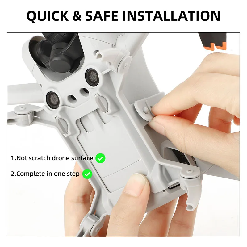 Foldable Spider Landing Gear For DJI Mini 3 Pro Drone Extension Protector Increased Height for DJI Mini 3 Pro Drone Accessories