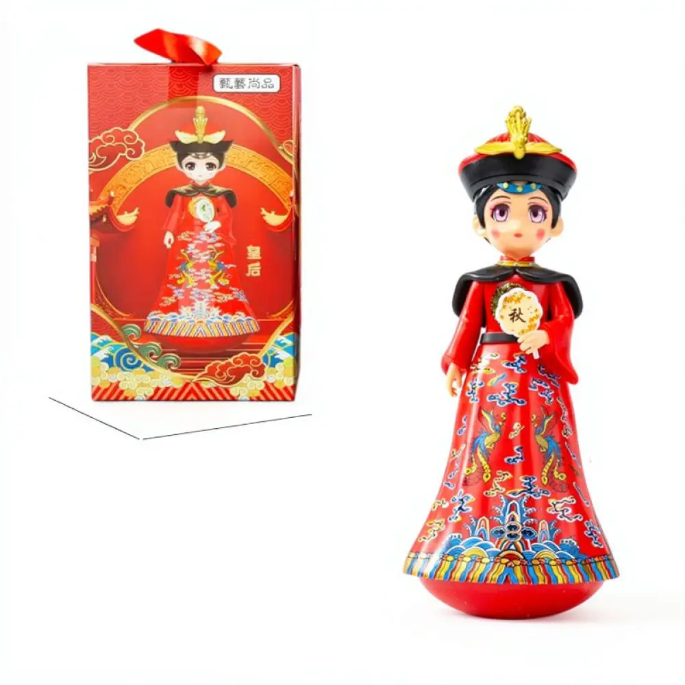 Chinese Style Girl Statue Wobbling Toy Decorative Desktop Ornament Unique Creative Craft Gift For Friends And Family