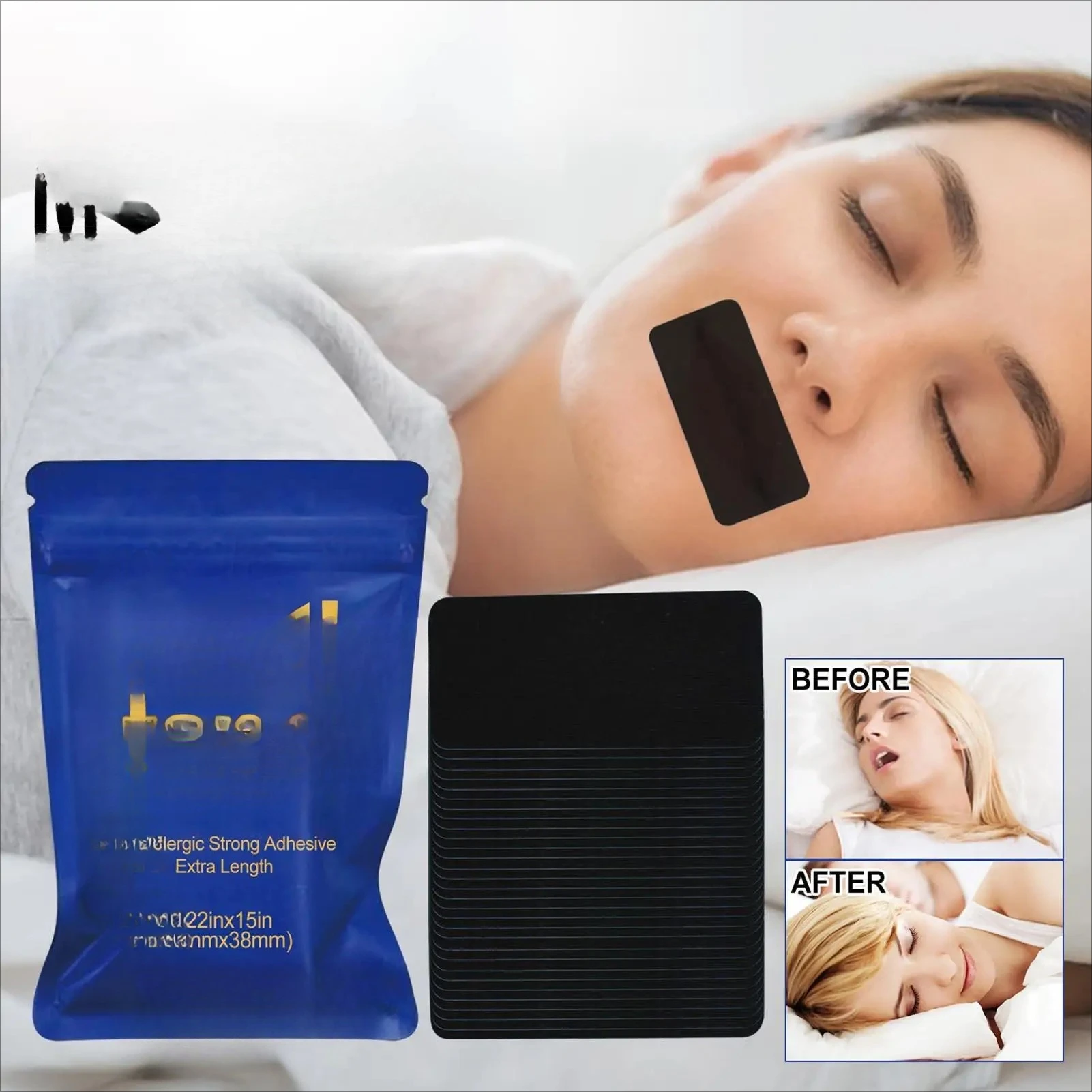 

Nose Breathing Self Adhesive Strips For Nasal Breathing 30pcs Gentle Snoring Strips For Mouth Prevent Loud