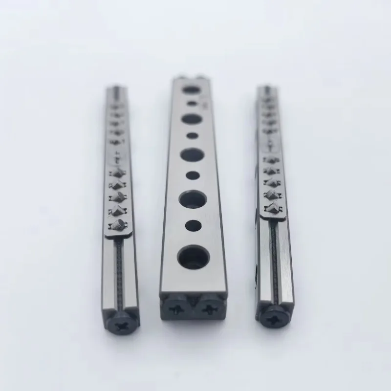 high-precision linear guide slider roller guide three-row structure high-speed operation, featuring core bearings