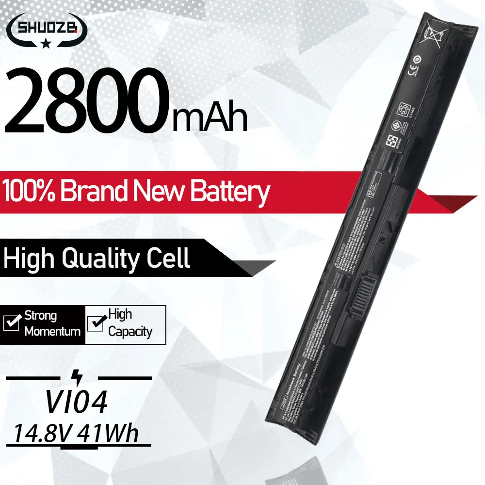 

VI04 VIO4 Laptop Battery For HP ProBook 440/450 G2 Series 15-k000 756478-221 756478-851 HSTNN-DB6I HSTNN-LB6J TPN-Q142 TPN-Q143