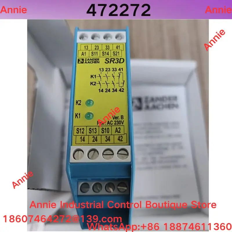 brand-new  Original imported safety relay SR3D 24V spot order number 472272