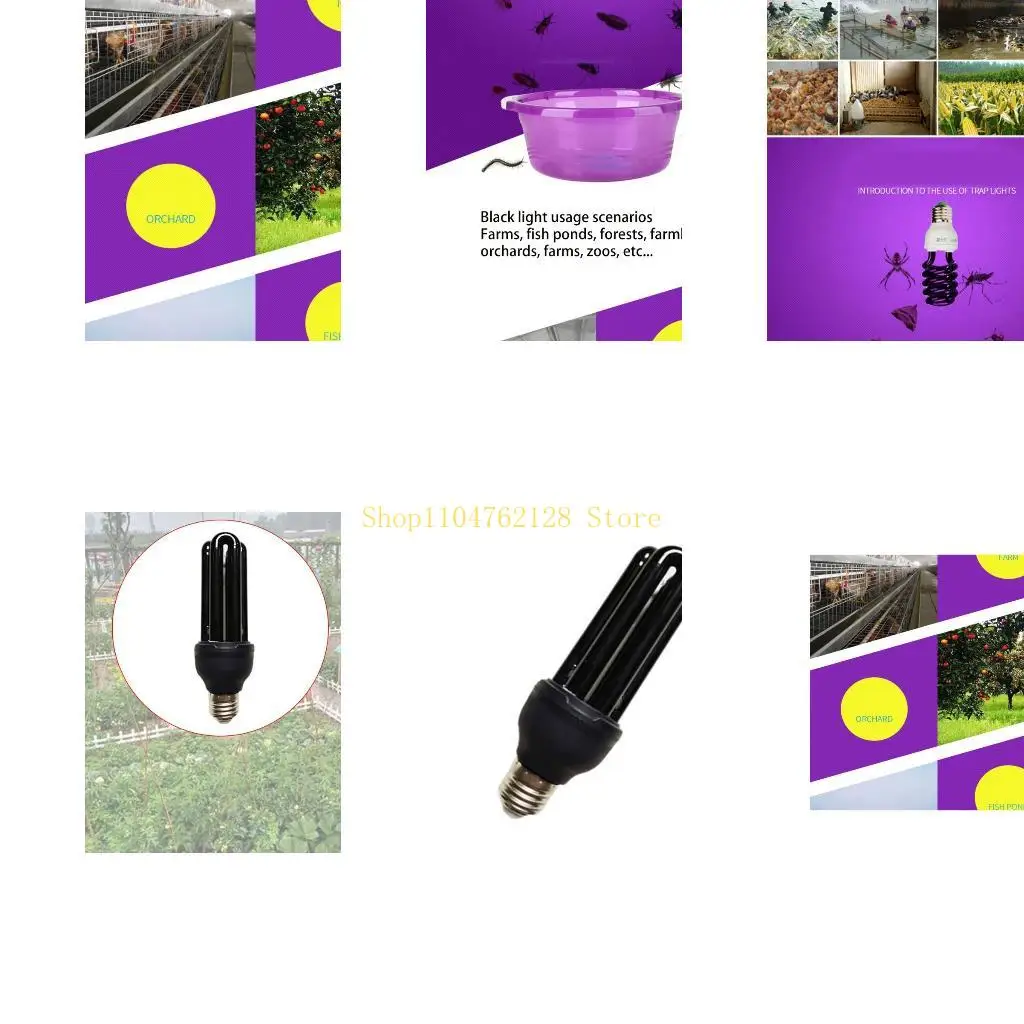 UV Light Bulb 220v 30W/40W Wavelength 365nm 8000Hours Performance best sale