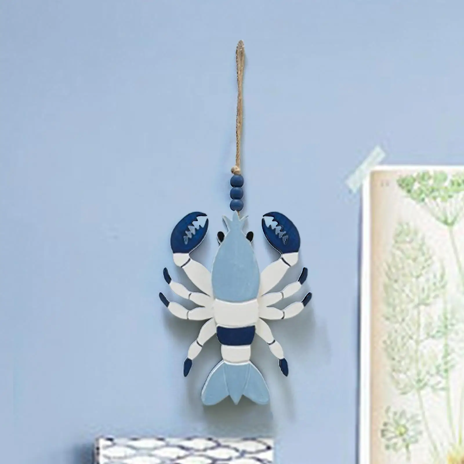 Lobster Decorative Pendant Wall Decoration Practical Creative Easy to Use Wall Art Craft Wall Sculpture Decor for Cafes