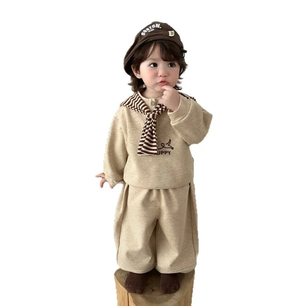Baby Boys 2‑Piece Outfit Set 2026 Autumn New, Separated Sweatshirt & Sweatpants Casual Suit For Little Boys