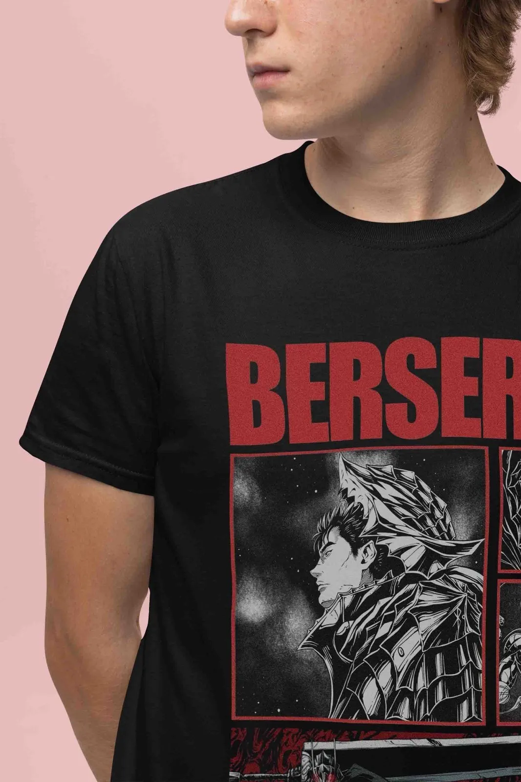 Berserk Shirt Guts Tshirt Casca T-Shirt Griffith Top Warrior Anime Unisex Tee