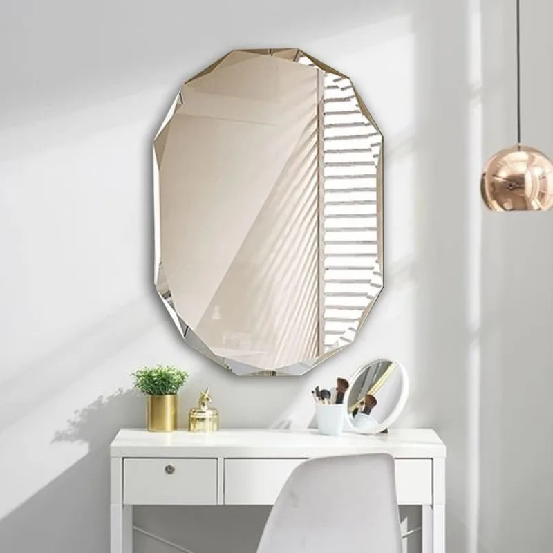 Save Space Chinese Mirror Cheap Aesthetic Modern Designer Big Size Cute Professional Mirror Vintage Espelhos Home Decoration