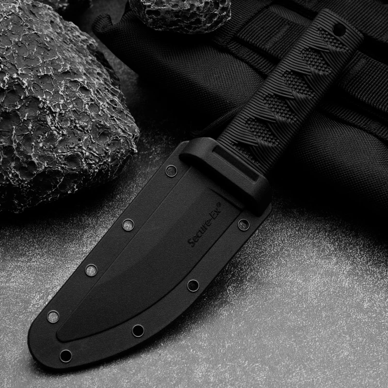 High quality outdoor knife high hardness wilderness Bowie knives fixed blade hiking hunting rescue tactical knife gift for men